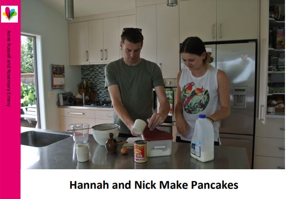 Hannah and Nick Make Pancakes